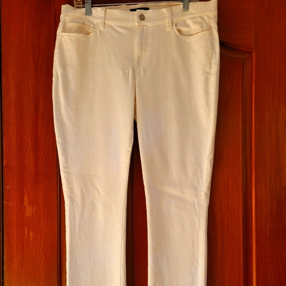 Ann Taylor White Skinny Jeans sz 12 - Picture 1 of 7